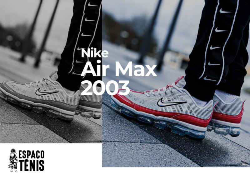 Pessoa com tênis Nike Air Max 2003